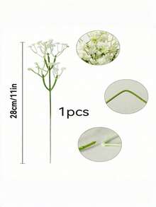 5/10/20/30/40 Pcs Artificial Baby's Breath, Each Approx. 11 Inches/28 Cm Long. These Artificial Plastic Flowers Are Excellent For Tabletop Decor And Vase Arrangements. - Multicolor - View 15