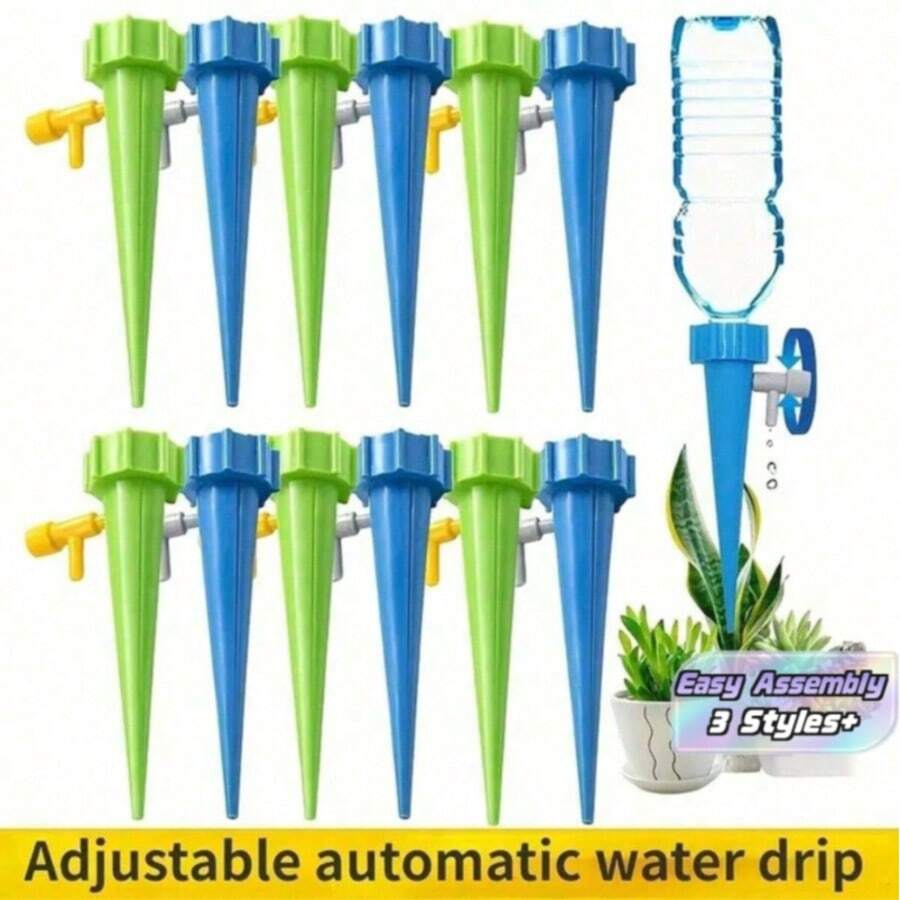 30pcs,Automatic Watering Device, Automatic Watering Kit, Garden Drip Irrigation Device, Drip Irrigation Control System, Adjustable Plant And Flower Automatic Watering Device - blue - View 1