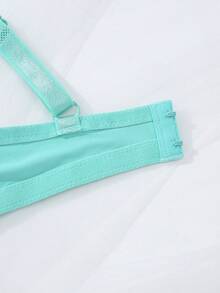 Nora Wilde 1pc Plus Size Underwire Bra - Mint Blue - View 7