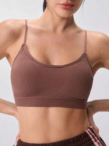 Loungeista 3 buah Bra Camisole Kasual Berbantalan Bernapas untuk Wanita - MultiWarna - View 5