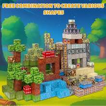 MINKOJA Magnetic Building Blocks, Adult Magnetic Construction Blocks, Adult STEM Sensory Magnetic Blocks, Can Build 3D Lava Treasure World, Christmas Birthday Gift - Multicolor - View 6