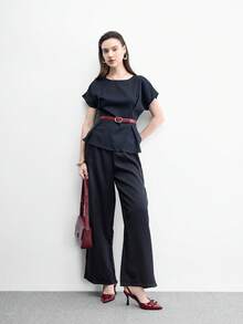 CUCCOO BIZCHIC Sandálias Slingback Femininas com Laço Duplo em V, Sapatos Slingback de Salto Agulha com Bico Fino, Saltos Altos Retrô Franceses Vermelhos Brilhantes, para Encontros e Jantares - Vermelho - Visão 5
