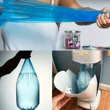 8pcs Diaper Pail Refill Bags - Leak-Proof & Odor-Proof Peva Material, Easy Tear, Fit For Diaper Disposal, Compatible With Generic Diaper Cans - Multicolor - View 7