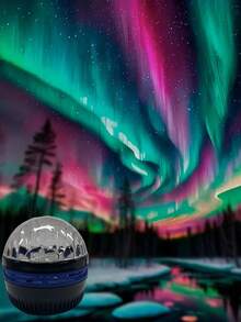 Northern Lights Projector With Remote Control, Suitable For Game Room/Bedroom/Ceiling/Party/Home Theater - Multi-color light - View 6