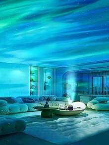 Northern Lights Projector With Remote Control, Suitable For Game Room/Bedroom/Ceiling/Party/Home Theater - Multi-color light - View 5