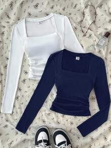 Blue and White
