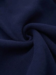 Manfinity Homme 男士純色休閒百搭日常穿著長袖針織衫 - 彩色 - 查看 11