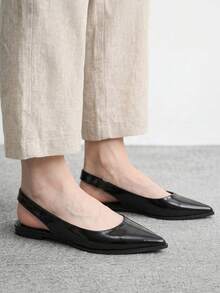 Patent leather black