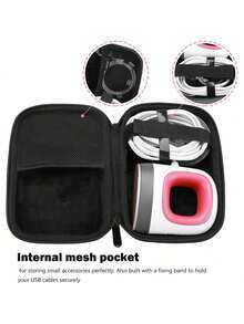 Portable Case Suitable For Easy Press Mini/DODODUM EasyPress Mini Hot Press Machine, Shockproof Hard EVA Travel Portable Case, Suitable For/DODODUM Easy Press Mini And Accessories - Black - Craft and sewing supplies storage - View 5