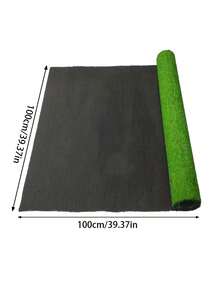 1PC Large Size Artificial Grass Realistic Texture Like Natural Gift Create Holiday Vibe Countryside Outdoor Lawn Mat For Patio Balcony Backyard - Green - View 3