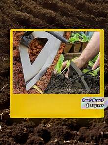 Ergonomic Hollow Steel Garden Trowel – Rust-Proof Handheld Cultivator For Flower Beds, Raised Planters, Patio Containers, Balcony Boxes, Weeding, Soil Turning, Root Digging, Transplanting & Potting Mix,Gift For Garden Lovers - A - View 1
