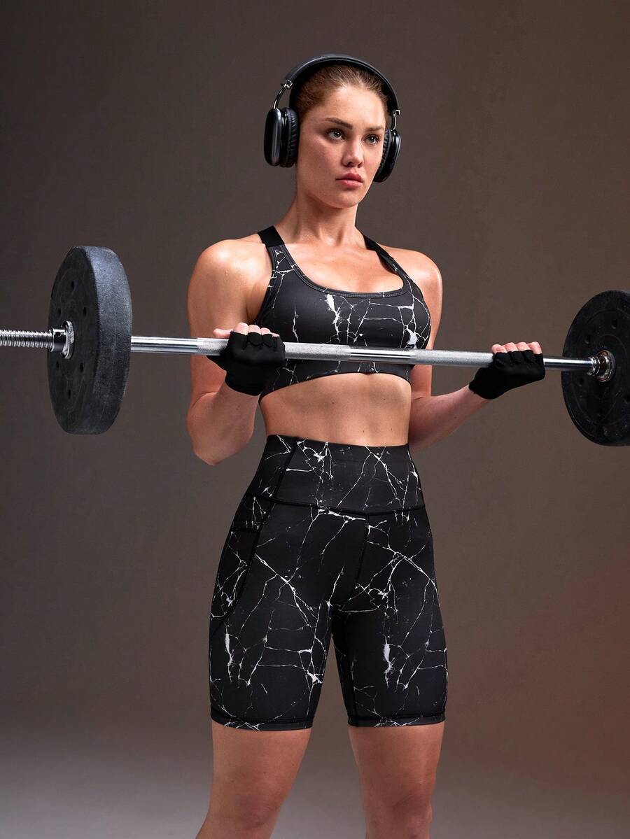 Powerista 大尺碼女款高腰休閒百搭日常運動短褲