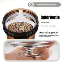 Plastic Shaker Cup, Fitness Protein Powder Mixing Cup, Camping Cup, Water Bottle, Coffee Cup, Large Sports Shaker Cup With Spring, Suitable For Protein Powder Drinks, Ideal For Gym, School, Workplace, And Various Occasions. - Multicolor - View 4