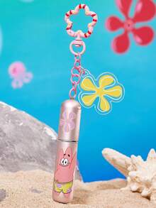SpongeBob SquarePants | SHEIN 1個 0.17oz/5ml 可愛卡通圖案印花吊墜香水可補充瓶，可重複使用，迷你便攜，兼容大多數香水瓶，液體可從底部補充，適用於分裝香水、保養水和其他液體，適合女性、學生、男性，特別是粉絲，海底世界、海綿寶寶、派大星、章魚哥 - 粉色 - 查看 2