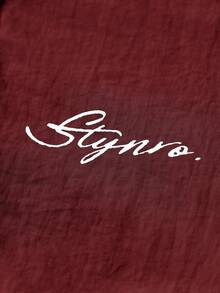 STYNVO 男士雙色拼接字母印花拉鍊連帽外套與抽繩束口長褲套裝 - 彩色 - 查看 7