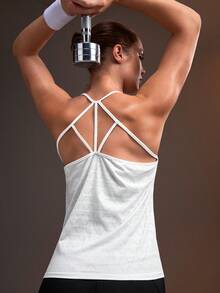 Powerista 女款純色休閒百搭日常旅行運動 T-shirt，適合健身房、跑步、瑜伽、皮拉提斯，室內外運動穿搭 - 彩色 - 查看 13