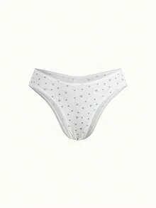 Bonmuse 5件裝清新風格女款印花內褲 - 彩色 - 查看 16