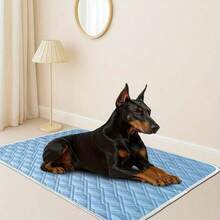 Extra Large Pet Cooling Mat - Ultra Soft Moisture-Wicking Surface | Instant Cooling All-Day Comfort | Keeps Pets Cool All Summer! - Suitable For Small, Medium, And Large Cats & Dogs, 5 Sizes Available - Blue - View 9