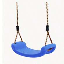 1pc Swing Chair, Outdoor Swing Seat, Hanging Plastic Tree Chair With Ropes, Durable Non-Slip Swing, Easy Assembly - Multicolor - View 7