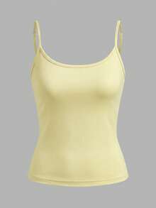 SHEIN EZwear 女款 3 件組 素色復古波點短版性感修身背心上衣 夏季款 - 彩色 - 查看 7
