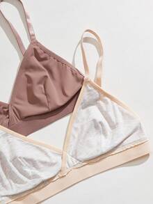 SHEIN 女款無鋼圈內衣5件組 - 彩色 - 查看 5