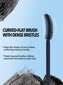 SHEGLAM Removedor De RíMel Clean Queen FáCil De Usar EliminacióN Sencilla Del RíMel Maquillaje De Ojos Suave Y No Irritante MáScara De PestañAs Para El Navidad Invierno PestañAs - Removedor de tinta - Ver 3