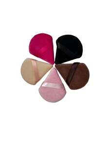 Multi-Purpose Makeup Sponge Puff, Ideal For Contouring, Eye Makeup Narrow Corners, Works With All Skin Types - Multicolor - View 3