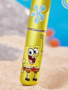 SpongeBob SquarePants | SHEIN 1個 0.17oz/5ml 可愛卡通圖案印花吊飾香水補充瓶，可重複使用，迷你便攜，兼容大多數香水瓶，底部可補充液體，適用於分裝香水、保養水及其他液體，適合女性、學生、男性，特別是粉絲，海底世界、海綿寶寶、派大星、章魚哥 - 黃色 - 查看 5