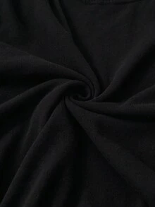 Manfinity Homme 男士秋冬休閒純色高領毛衣 - 黑色 - 查看 9
