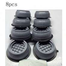 4pcs 8pcsAnti-Vibration Washer Mat With Suction Cup - Anti-Slip, Shock-Absorbing And Soundproofing Pads For Refrigerator And Appliances - Grey - View 9