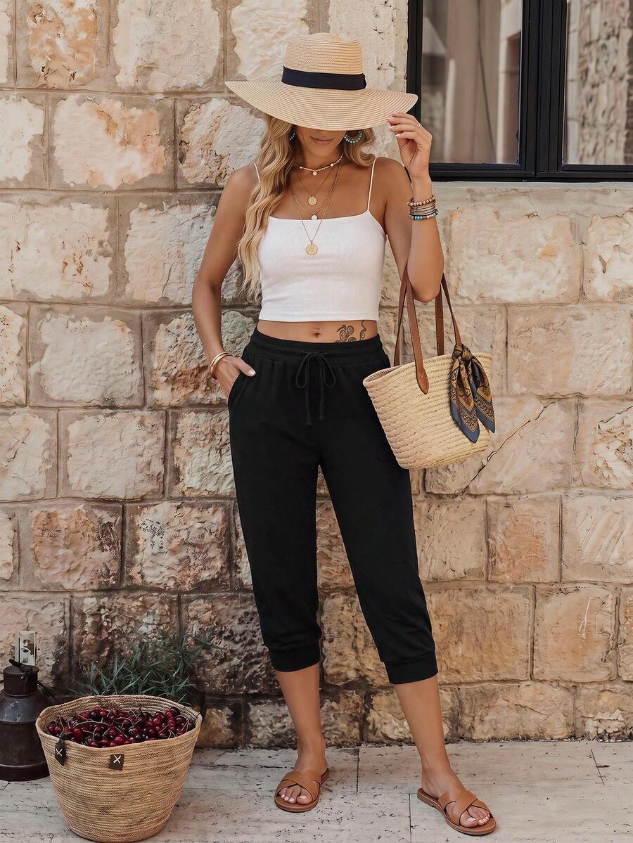 EMERY ROSE Vacation Outfits,Spring,Resort Wear Women,Spring Outfits For Women - Black - View 1
