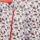 White and red.