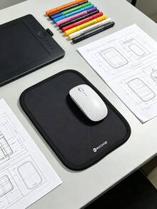 Teckwe 20x15cm Excovip Small Mouse Pad, Non-Slip Back, Smooth Surface, Easy To Carry, Multiple Colors Available - View 3