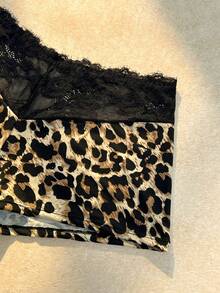 Bare Chapter 1pc Fashion Sexy Lace Patchwork Hipster Panties Black Summer - Multicolor - View 4