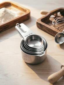 Haus Hana Stainless Steel Measuring Cup Set Of 16, Kitchen Seasoning Spoon, Coffee Spoon Set With Graduated Round Measuring Spoon Set, Baking Tool Set - Silver - View 3