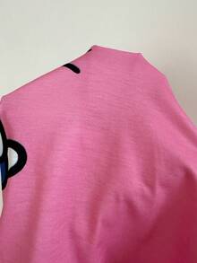 CovetEZ HELLO KITTY AND FRIENDS | SHEIN 休閒極簡圓領 IP 聯名印花寬鬆短袖女款 T 恤 - 彩色 - 查看 7