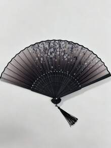 1 buah Kipas Lipat Klasik, Kipas Bambu Buatan Tangan dengan Motif Bunga Sakura dan Hiasan Rumbai - Hadiah Elegan untuk Wanita, Souvenir Pernikahan, Aksesori Pakaian Tradisional Tiongkok, Cocok untuk Musim Semi/Panas, Dekorasi Pernikahan dan Pajangan Rumah - Beraneka warna - View 22