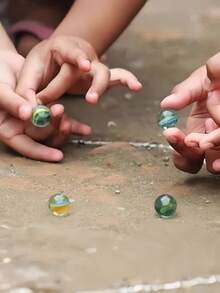 Colored Glass Marbles, Suitable For Ball Sprayers, With A Cat Eye Design, Bright Solid And Patterned Colors, Perfect For Gaming And Handicraft Projects - Multicolor - View 8