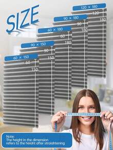 1 Piece Of Solid-Colored, Light-Blocking Curtain That Can Be Installed Without Tools. Original, Translucent, Textured Fabric Light-Blocking Curtain With Self-Adhesive Design. UV Protection, Light-Blocking, Thermal Insulation, Lightweight, - grey - View 4