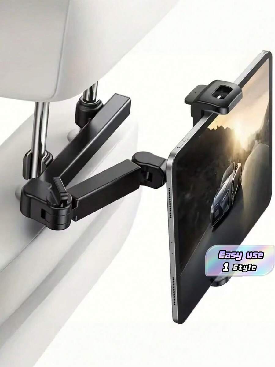 汽車頭枕平板支架,後座平板支架,兼容 iPad Air Mini,通用汽車頭枕支架,適用 4.7-12.9 吋手機與平板 - 多色 - 查看 1