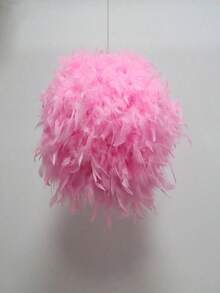 1PC 40cm 30cm Warm Romantic Artificial Flame Sphere Lamp Shade Retractable White Flame Globe Lamp Cover With Stand For Home Party Decor Shade Only - pink - View 7