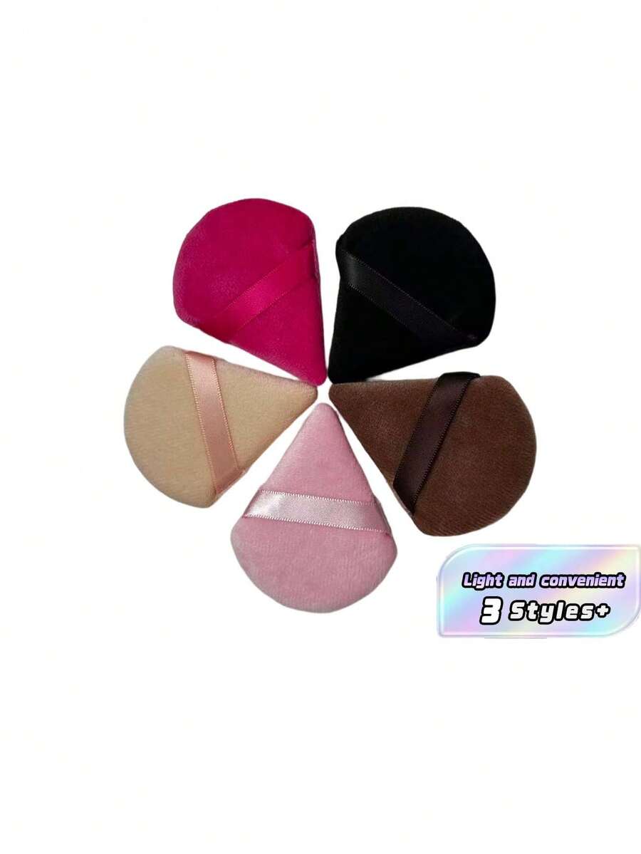 Multi-Purpose Makeup Sponge Puff, Ideal For Contouring, Eye Makeup Narrow Corners, Works With All Skin Types - Multicolor - View 1