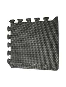 Density Eva Foam Interlocking Exercise Mats Set, Black - Durable Heavy Duty Gymnastics Fitness Flooring Mats, Suitable For Home Gym, Yoga, And Workout - Multicolor - View 3