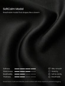 GLOWMODE SoftCalm Modal Keep It Cozy 寬鬆拉鍊夾克，可調式抽繩下擺，對比設計，日常休閒夏季穿著 - 黑色 - 查看 4