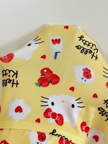 CovetEZ HELLO KITTY AND FRIENDS | SHEIN 女款 IP 聯名印花背心，適合外出、街頭穿搭、居家穿著，可愛時尚 - 彩色 - 查看 3