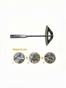 Ergonomic Hollow Steel Garden Trowel – Rust-Proof Handheld Cultivator For Flower Beds, Raised Planters, Patio Containers, Balcony Boxes, Weeding, Soil Turning, Root Digging, Transplanting & Potting Mix,Gift For Garden Lovers - A - View 5