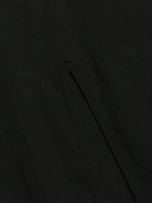 Balvessa 女款純色拼接設計休閒日常細肩帶洋裝 - 黑色 - 查看 6