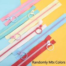 10Pcs #3 Resin Zipper Small Colorful Handbag Pencil Case Zippers, Self-Locking Closed End Contrast Color Plastic Zippers For DIY Sewing Craft Pouches Bags - multicolor - View 13