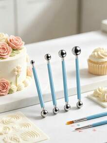 Clay Carving & Embossing Tools Set, Dotting Stylus Ball Tools For Pottery Clay, Suitable For Rock Painting, Nail Art, Mixing, Sculpting & Ceramic Embossing - Multicolor - View 3