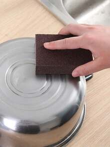 20pcs Rust Removal, Clean Pot Surface, Wash Pot, Scrub Pot, Brush, Remove Dirt And Stains, Kitchen Cleaning Cloth, Diamond Sand, Kitchen Tools, Cleaning Tools - multicolor - View 2